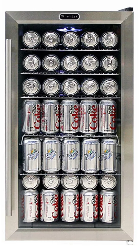 Beverage Cooler 17 in. 120-Can Capacity Single Zon